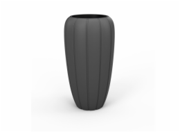 Květináč Lamela GAJA 897-82, plast, O 40 cm, antracit