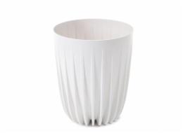 Květináč Lamela Mira 911-05, plastový, O 39 cm, bílý