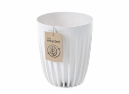 Květináč Lamela Mira 908-05, plastový, O 30 cm, bílý