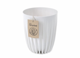 Květináč Lamela Mira 907-05, plastový, O 25 cm, bílý