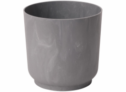 Květináč Forma Plast SATINA 4283-081, O 17 cm, šedá
