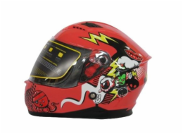 Moto přilba YM-209, M, červená