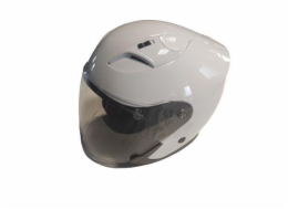 Moto přilba YM-637, M (57-58 cm), bílá