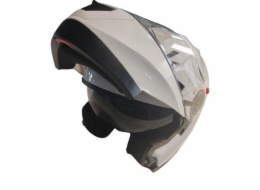 Moto přilba YM-925, XL (61-62 cm), bílá