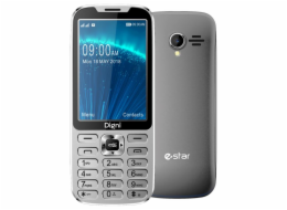 Mobilní telefon Estar Digni Call 4G, 64 MB, stříbrný