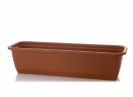 Květináč Lamela Natura 430-31, O 60 x 18 cm, hnědý