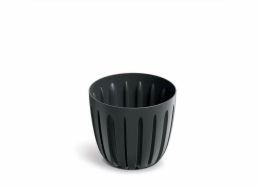 Květináč Prosperplast WARIO, plastový, O 16,8 cm, černý
