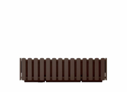Květináč Prosperplast BOARDEE FENCYCASE, O 58 x18 cm, hnědý