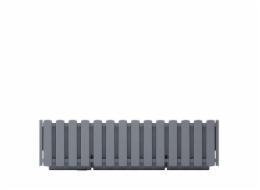 Květináč Prosperplast BOARDEE FENCYCASE, O 58x18 cm, šedý