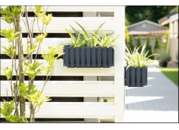 Květináč Prosperplast BOARDEE FENCYCASE Š, V 38x18 cm