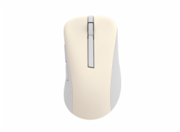ASUS Wireless Mouse MD102/Kancelářská/Optická/Pro praváky/1 600 DPI/USB+BT/Béžová