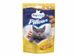 PREVITAL Pillows Chicken with cheese - pamlsek pro kočky - 60g