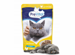 PREVITAL Chicken in jelly - mokré krmivo pro kočky - 100g