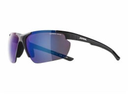 ALPINA Cyklistické brýle DEFEY HR barva ČERNÉ sklo MODRÝ ZRCÁTKO kat.3