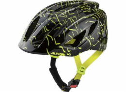Alpina Sports PICO black-neon yellow gloss 50-55 Černá, Žlutá