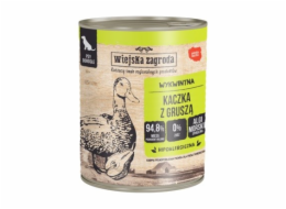 WIEJSKA ZAGRODA Duck with pear - vlhké krmivo pro psy - 800g