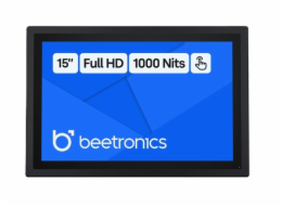 Dotykový monitor Beetronics 15HB9M 15" LED, PCAP (10-pcTouch), USB, HDMI, VGA černý