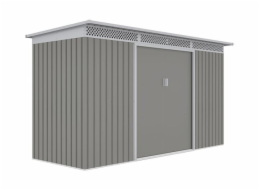 Zahradní domek G21 GRAH 483 - 340 x 142 cm, metalický šedý 