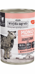 WIEJSKA ZAGRODA Monoproteinové Jehněčí - mokré krmivo pro kočky - 400g
