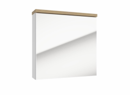Závěsná koupelnová skříňka se zrcadlem Stilla, dřevo, 15x60,4x60cm