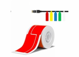 Niimbot štítky na kabely T 25x76mm 200ks Červené pro B21, B21S, B3, B1S