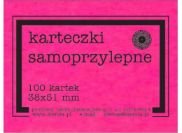 Samolepicí bankovky Promised Land Fluo 38x51 mm 100K růžové