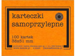 Samolepicí bankovky Promised Land Fluo 38x51 mm 100K oranžová.