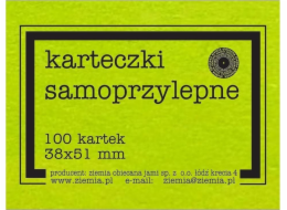Samolepící bankovky Promised Land Fluo 38x51mm 100K zelené