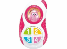 Růžový interaktivní telefon