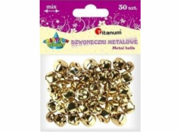 Titanový dekorační doplněk Řemeslně-zábavné ozdobné zvonky 6,8,10 mm