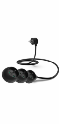 Connect IT prodlužovací kabel 230 V, 3 zásuvky, 1,5m, bez vypínače (černý)
