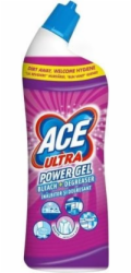Gelový čistič koupelen Ace Ultra Power 750 ml