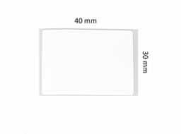 Niimbot štítky R 40x20mm 320ks Bílé pro B21, B21S, B3, B1S