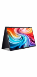 ACER LCD PD163Qbmiuux DUAL SCREEN 40cm (15.6") IPS LED, FHD 1920x1080@60Hz, 250cd/m2, 170/170, 2x2W repro, Black