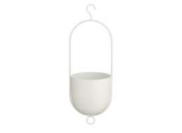 MICA Květináč Mica Bob 1150087, kov, O 15 cm x 14 cm, bílý