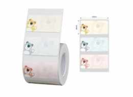 Niimbot štítky T 40x20mm 320ks Medvídci pro B21, B21S, B3, B1S