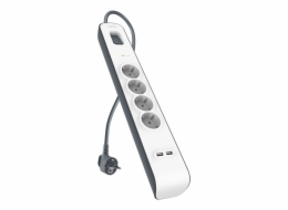 NAPÁJECÍ LIŠTA BELKIN 525J, 4X SCHUKO, 2X USB-A, 2M
