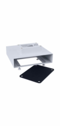 Ergotron Slim 2.0 - Upevňovací komponent (držák CPU) - zdravotní - bílá - lze připevnit na vozík - pro CareFit Slim 2.0