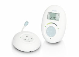 Alecto DECT Babyphone mit Full ECO-Modus und Display, weiß/bla
