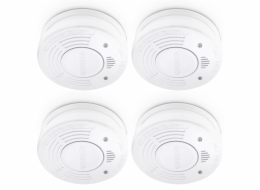 Alecto Rauchmelder mit 10 Jahren Batterielaufzeit, 4er-Pack