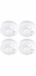 Alecto Smoke detector w. 10 year battey a. sensor runtime, 4 pack