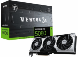 MSI VENTUS GeForce RTX5080 16G 3X OC NVIDIA GeForce RTX 5080 16 GB GDDR7