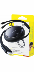 Kabel USB-C 2W1 Baseus Bright Mirror, C+C / 100W / 1m (černý)