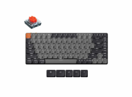 Bezdrátová nízkoprofilová klávesnice Keychron K3 LED Red Switch (šedá) [K3X-A1].