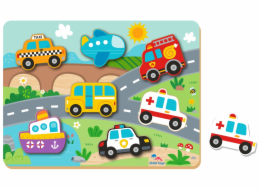 2Kids Toys Vkládací puzzle Doprava
