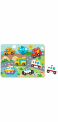 2Kids Toys Vkládací puzzle Doprava
