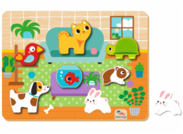 2Kids Toys Vkládací puzzle Mazlíčci