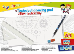 Gimboo Technický blok A3 10k bílý