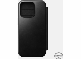 Nomad Moderní kožené pouzdro Horween Black pro iPhone 14 Pro