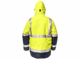 CIRIUS Bunda CANVAS HI-VIS FB-8946 žlutá, modrá, L